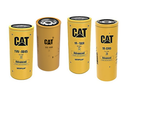 Caterpillar Cat C13 Filter Kit (Plastic Bowl) Oil Filter X2